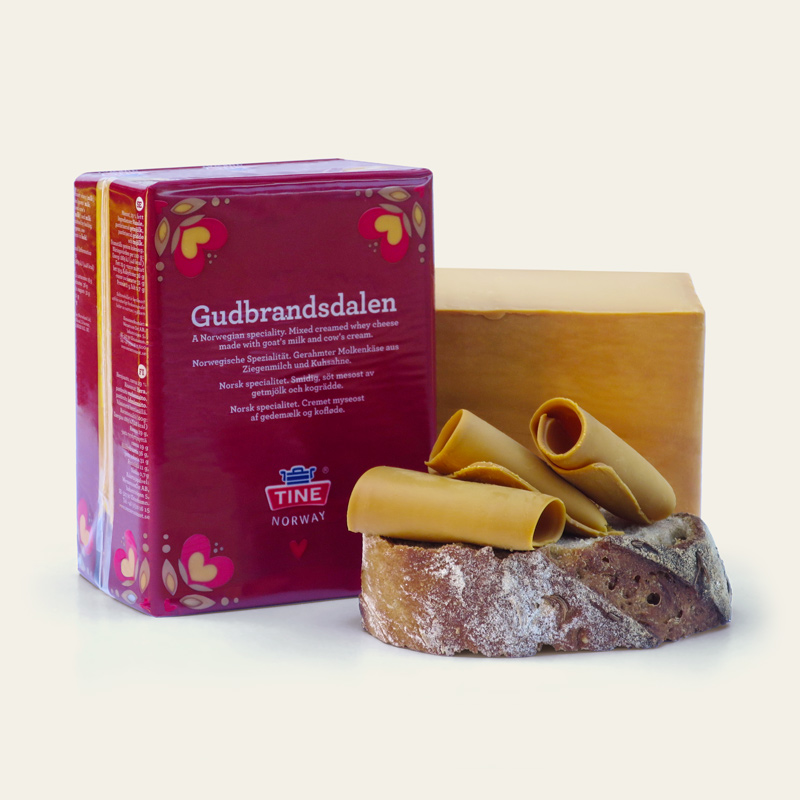 Norský karamelový sýr Gudbrandsdalen
